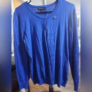 BT Classics Women's Blue Cardigan